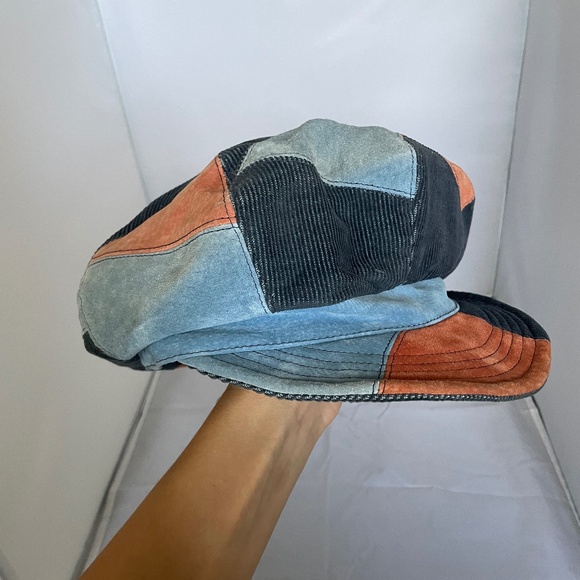 Vintage Stetson Multi-Patchwork Newsboy Cap - Picture 1 of 5
